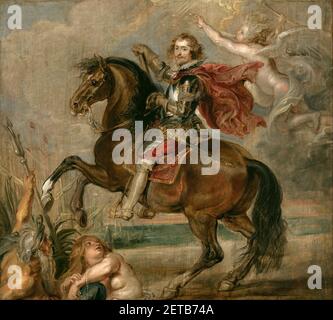 Peter Paul Rubens - Ritratto equestre del duca di Buckingham Foto Stock