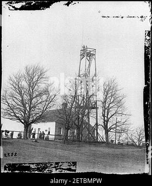 Pietroburgo, Va. torretta di segnalazione a quattordicesimo New York artiglieria pesante la sede centrale Foto Stock