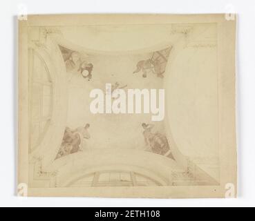 Fotografia, Vista della decorazione di una cupola per i costruttori e l'edificio delle arti liberali dell'esposizione colombiana del mondo, Chicago, 1892 Foto Stock