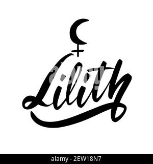 Lilith Luna Nera, falsa luna immaginaria, punto apogeo Illustrazione Vettoriale