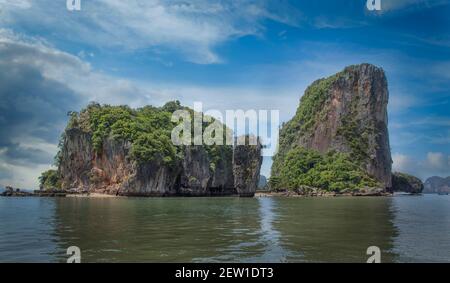 Isola di Phuket, Phang Nga Bay, Isole James Bond Thailandia Foto Stock