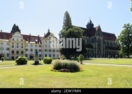 Germania, Bade Wurttemberg, Lago di Costanza (Bodensee), Salem, Castello e l'ex abbazia cistercense di Salem, Castello di Salem Foto Stock