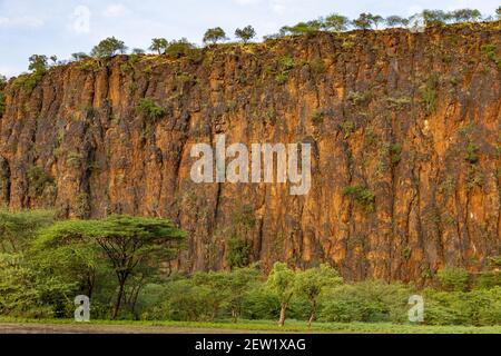 Kenya, intorno al lago Baringo, Rift fault Foto Stock