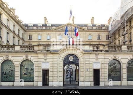 Francia, Parigi, Caisse des depots et Consignations, quai Anatole Francia Foto Stock