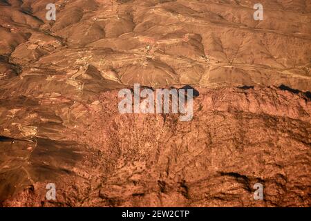 Montagne Arabia Saudita meridionale vicino Abah Foto Stock