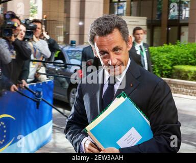 Ex presidente francese Nicolas Sarkozy Foto Stock