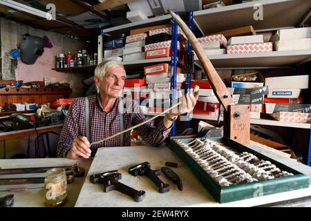 Chiave Rex del produttore di tubi di argilla Foto Stock