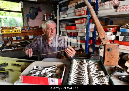 Chiave Rex del produttore di tubi di argilla Foto Stock