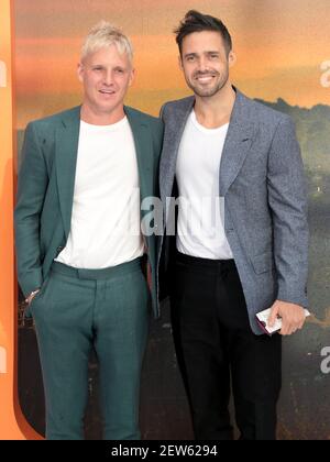 30 luglio 2019 - Londra, Inghilterra, Regno Unito - una volta a Hollywood UK Premiere Photo Shows: Jamie Laing e Spencer Matthews Foto Stock