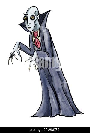 horror halloween illustrazione arte Foto Stock