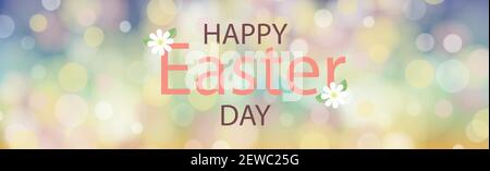 Congratulazioni per la Pasqua ortodossa, bokeh sfondo - Vector illustrazione Illustrazione Vettoriale