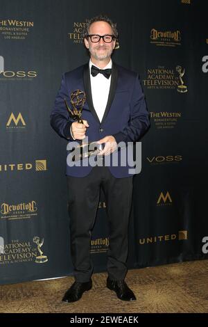 Brian Kane alla 43° Sala stampa annuale Daytime Creative Arts Emmy Awards tenutasi a Westin Bonaventure il 29 aprile 2016 a Los Angeles, California, Stati Uniti (Foto di JC Olivera) *** Please use Credit from Credit Field ***