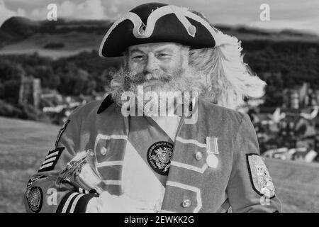 L'annuale National Town CRIERS Championship a Hastings, East Sussex, Inghilterra, Regno Unito. Circa anni '90 Foto Stock