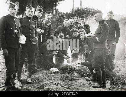 Fotografia d'epoca della prima guerra mondiale - prima guerra mondiale: Foto Stock