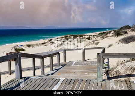 Spiaggia di Pego, Comporta, Alentejo, Portogallo, Europa Foto Stock