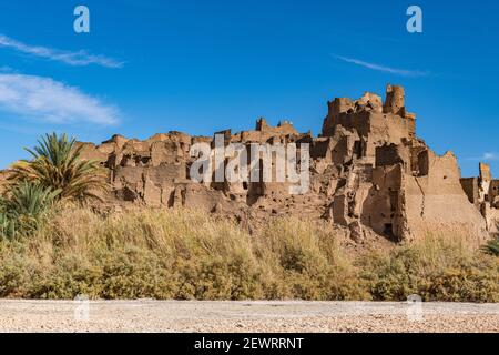 Forte di Pacot (Fort Djado), altopiano di Djado, deserto di Tenere, Sahara, Niger, Africa Foto Stock