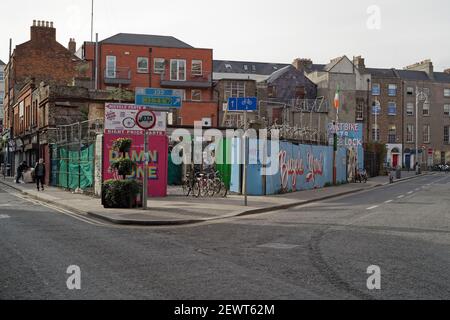 DUBLINO, IRLANDA - 05 marzo 2020: Il Bicycle Yard ha anche chiamato il Bike Yard, un posto nel centro di Dublino con parti e biciclette di seconda mano da acquistare, Foto Stock