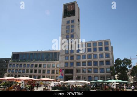 Germania meraviglioso Libro design Calendario Design sfondo con mistico romantico Stuttgarter Oper Schlossplatz Hauptbahnhof Opera Schloss Castle Chateau Foto Stock