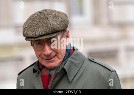 Londra, Regno Unito. 3 marzo 2021. Sir Malcolm Rifkind KCMG QC MP per Kensington ed ex Segretario per la Difesa e gli Affari Esteri, visto qui in Whitehall Credit: Ian Davidson/Alamy Live News Foto Stock