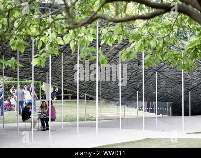 Visualizzazione dell'ora del giorno. Serpentina Pavilion 2019, LONDRA, Regno Unito. Architetto: Junya Ishigami , 2021. Foto Stock