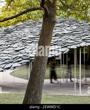 Visualizzazione dell'ora del giorno. Serpentina Pavilion 2019, LONDRA, Regno Unito. Architetto: Junya Ishigami , 2021. Foto Stock