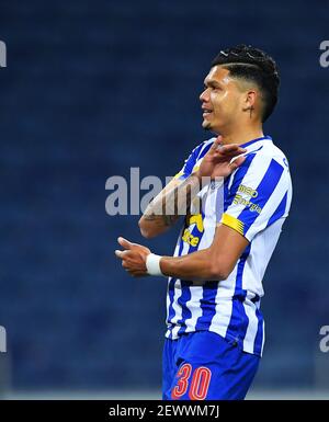 3 marzo 2021; Estadio do Dragao, Porto, Portogallo; TACA De Portugal Football, FC Porto contro Braga; Evanilson del FC Porto Foto Stock