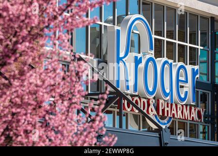 Kroger Food & Pharmacy supermercato a Snellville (Metro Atlanta), Georgia. (STATI UNITI) Foto Stock