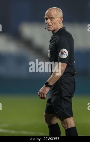 Londra, Regno Unito. 03 marzo 2021. Andy Woolmer (Referee) a Londra, Regno Unito il 3/3/2021. (Foto di Jane Stokes/News Images/Sipa USA) Credit: Sipa USA/Alamy Live News Foto Stock