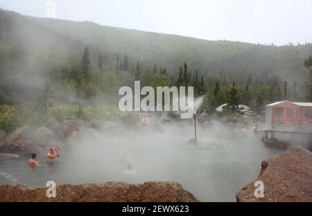 Piscine calde Chena Foto Stock