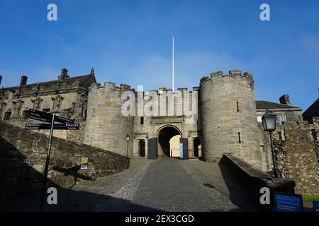 Stirling castello Scozia Outlander luogo Foto Stock