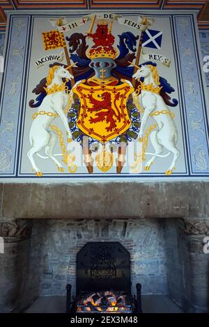 Stirling castello Scozia Outlander luogo Foto Stock