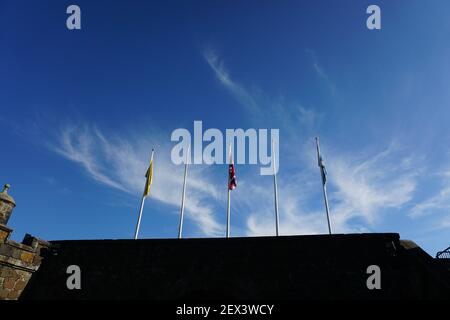 Stirling castello Scozia Outlander luogo Foto Stock