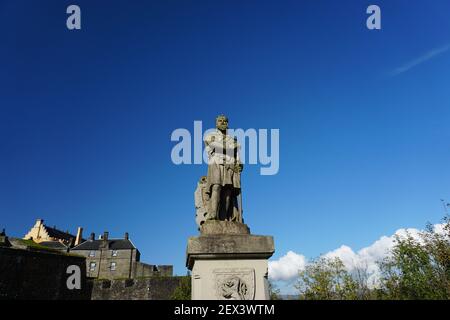 Stirling castello Scozia Outlander luogo Foto Stock