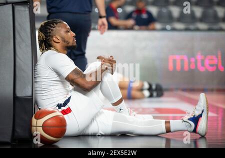 Podgorica, Montenegro. 20 febbraio 2021. Andrew Albicy di Francia. Credit: Nikola Krstic/Alamy Live News Foto Stock