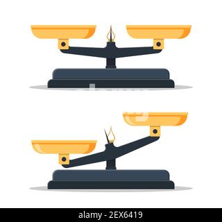 Set di icone scale, Illustrazione Vettoriale