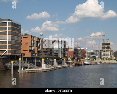 Porto di tradizione ad Amburgo, Germania Foto Stock