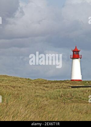 Lighthouse List West, Germania Foto Stock