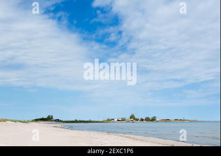 Spiaggia sull'isola di Oeland, Svezia Foto Stock