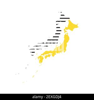 Giappone - silhouette nazionale Illustrazione Vettoriale