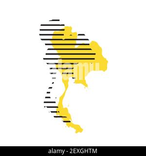 Taiwan - silhouette country Illustrazione Vettoriale