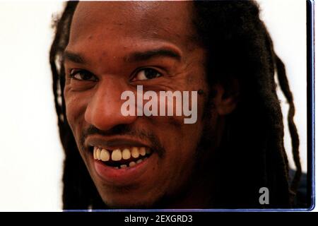 Benjamin Zephaniah un dub reggae poeta e attivista Mar 1999.He era un ex scasso condannato ed è dislessico Foto Stock