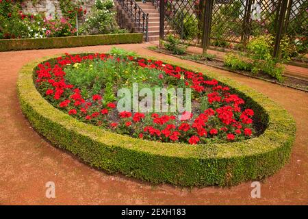 Il Dornburg gardens Foto Stock