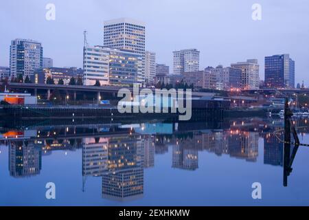 Tacoma Waterfront Foto Stock