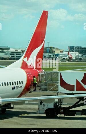 Aeroporto Australia Foto Stock