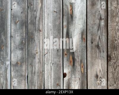 Vecchio sfondo di legno. Struttura naturale da recinzione di legno Foto Stock