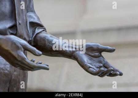 Statua di Jimmy carter Foto Stock