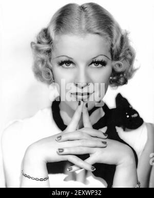 GLENDA FARRELL (1904-1971) attrice cinematografica americana circa 1930 Foto Stock