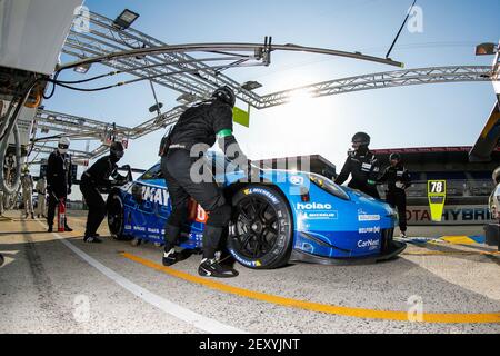 78 Beretta Michele (ita), Felbermayr Jr Horst (aut), Van Slipteren Max (nld), Proton Competition, Porsche 911 RSR, azione durante le sessioni di qualifica e Hyperpole della 2020 24 ore di le Mans, 7° appuntamento del Campionato Mondiale FIA Endurance 2019-20 sul circuito des 24 Heures du Mans, Dal 16 al 20 settembre 2020 a le Mans, Francia - Foto Frederic le Floc'h / DPPI Foto Stock