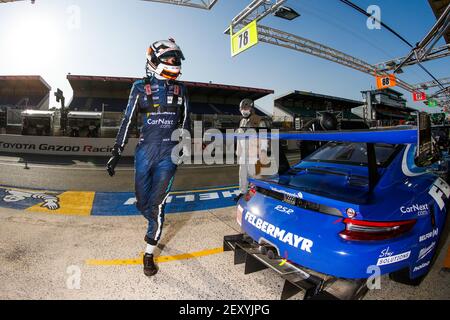 78 Beretta Michele (ita), Felbermayr Jr Horst (aut), Van Slipteren Max (nld), Proton Competition, Porsche 911 RSR, pit stop durante le sessioni di qualifica e Hyperpole della 2020 24 ore di le Mans, 7° round del Campionato Mondiale FIA Endurance 2019-20 sul circuito des 24 Heures du Mans, Dal 16 al 20 settembre 2020 a le Mans, Francia - Foto Frederic le Floc'h / DPPI Foto Stock