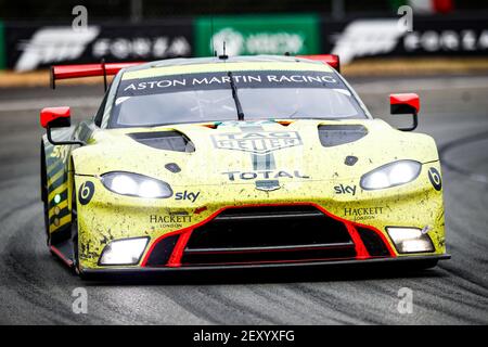 97 Lynn Alex (gbr), Martin Maxime (bel), Tincknell Harry (gbr), Total, Aston Martin Racing, Aston Martin Vantage AMR, azione durante la 2020 24 ore di le Mans, 7° round del Campionato Mondiale FIA Endurance 2019-20 sul circuito des 24 Heures du Mans, dal 16 al 20 settembre 2020 a le Mans, Francia - Foto Xavi Bonilla/DPPI Foto Stock